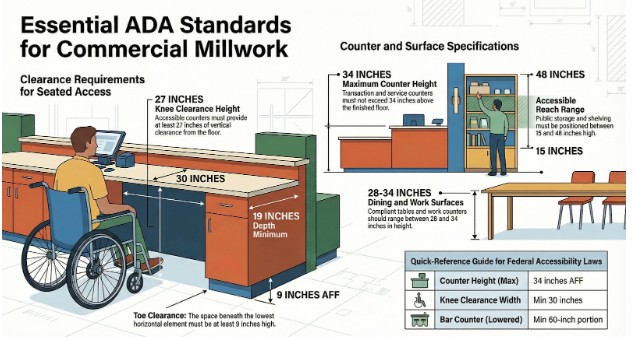ADA Standards for Cabinetry and Counters